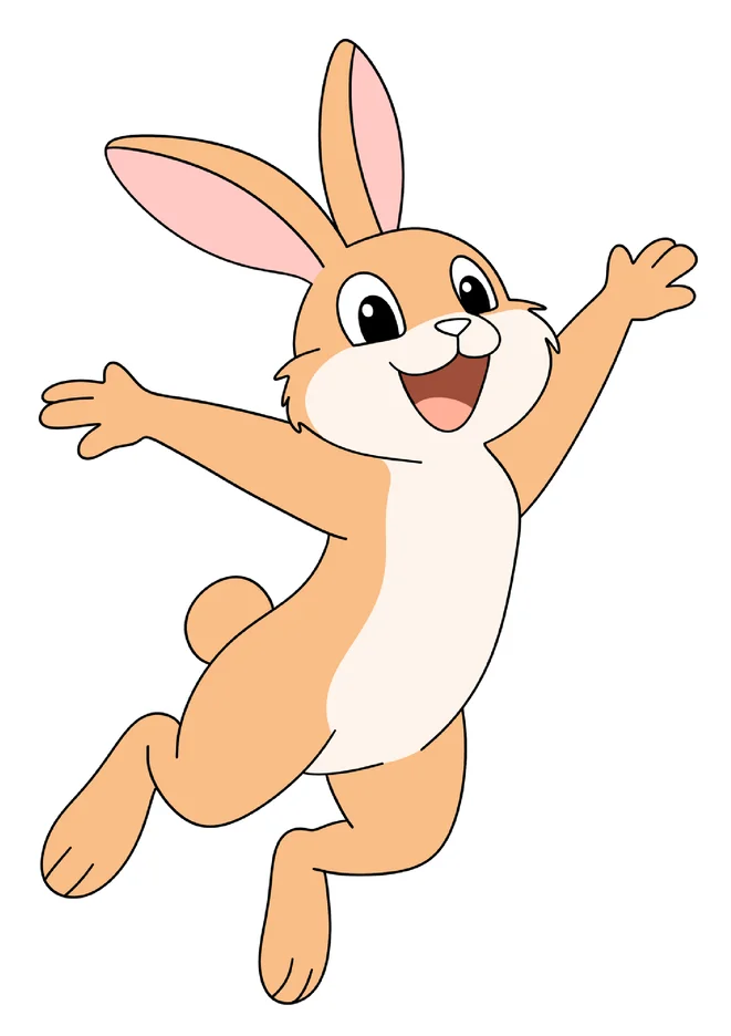 Desenho de coelho grande para imprimir colorido para imprimir e colorir - imagem 9